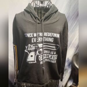 Women's Crop-top hoodie size 1X by Forever 21